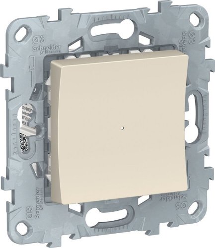 Светорегулятор нажимной без рамки Schneider Electric Unica New 5-200Вт бежевый картинка